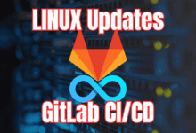 Linux updates with gitlab