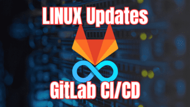 Linux updates with gitlab