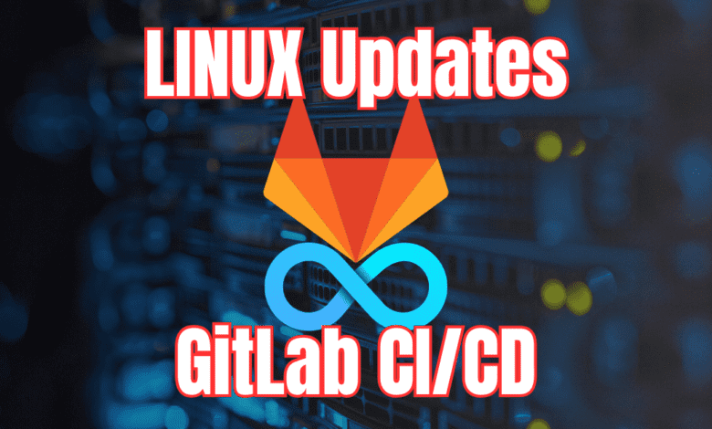 Linux updates with gitlab