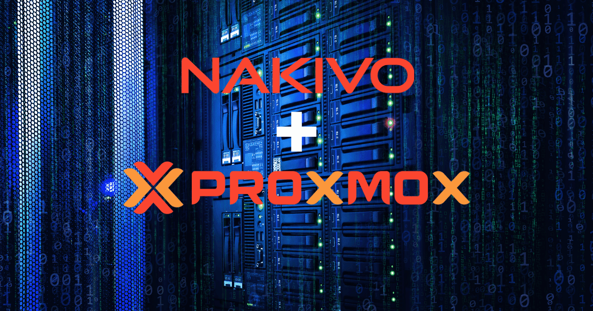 Nakivo proxmox backup