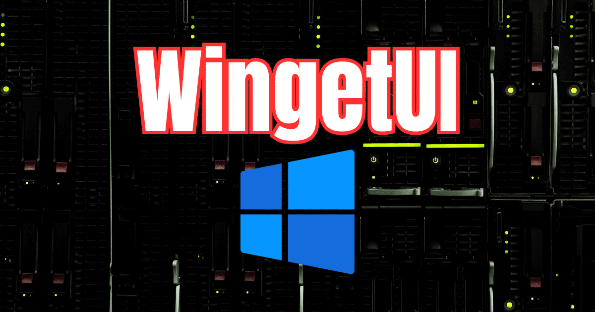 Wingetui windows package management