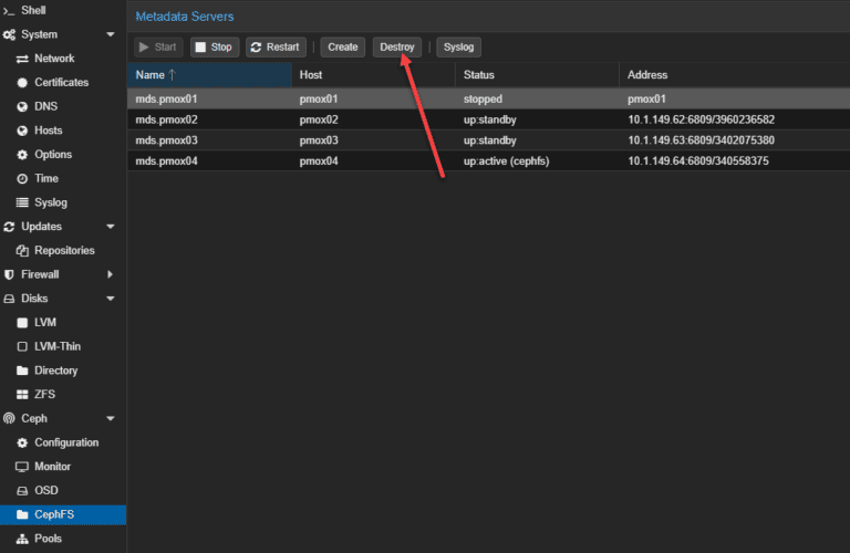 Proxmox remove node from cluster including ceph virtualization howto