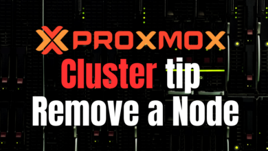 Proxmox cluster remove a node