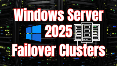 Windows server 2025 failover clusters