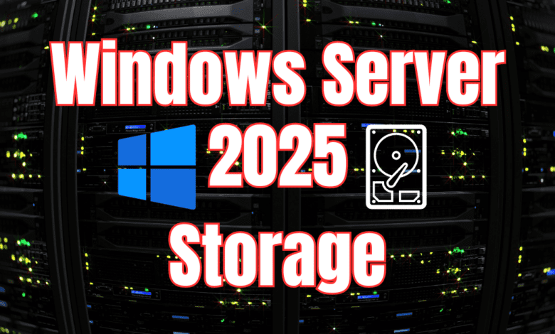 Windows server 2025 storage