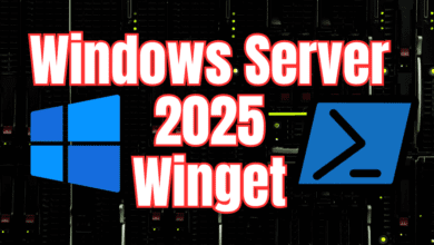 Winget on windows server 2025