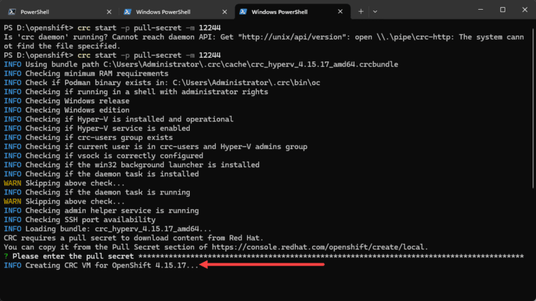 OpenShift Local on Windows 11 and Troubleshooting Errors ...