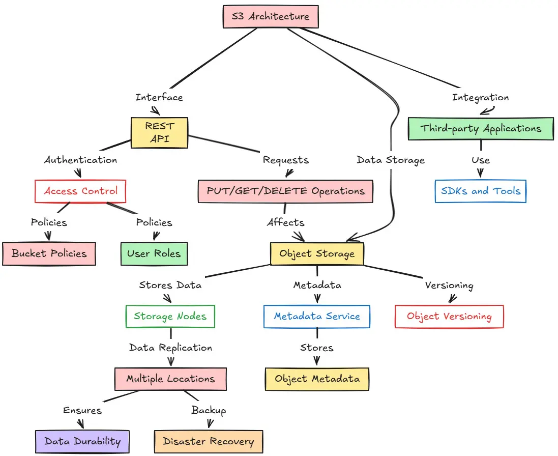 S3 compatible storage architecture overview