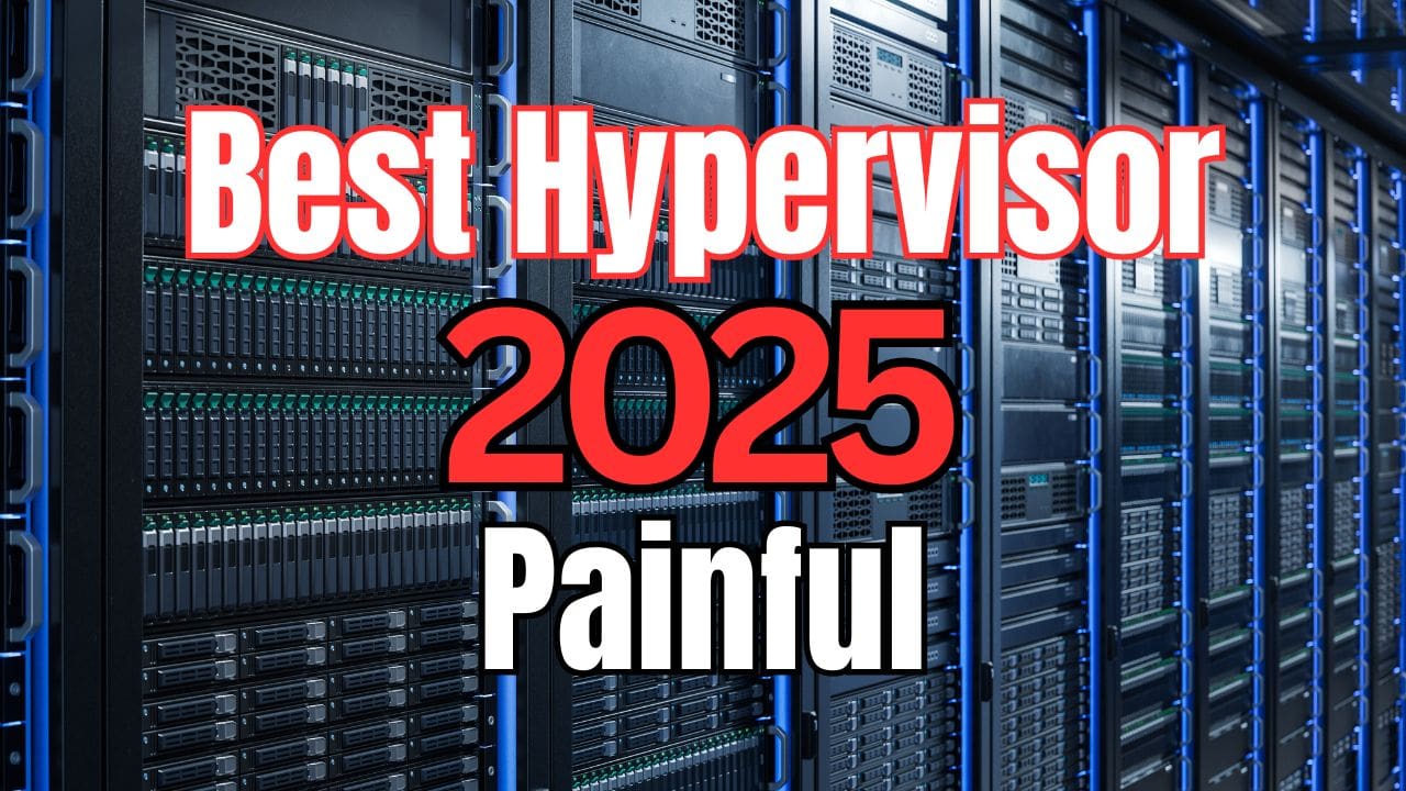 Best Hypervisor in 2025: It depends on your pain tolerance