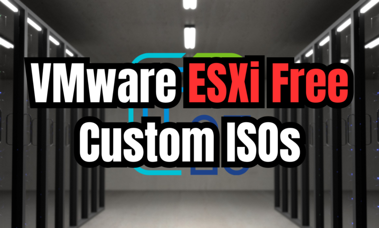 Vmware esxi free edition custom isos