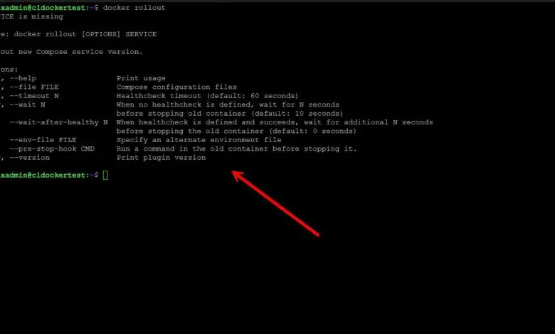 Docker rollout zero downtime deployments