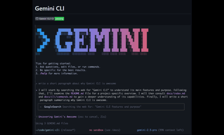 Google gemini cli