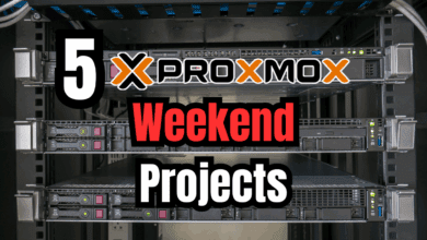 5 proxmox home lab projects