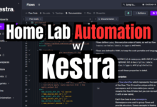 Home lab automation with kestra