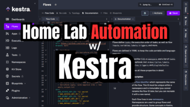 Home lab automation with kestra