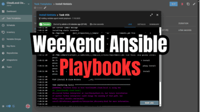 Weekend ansible playbooks