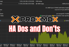 Proxmox ha dos and donts