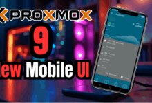 Proxmox mobile management