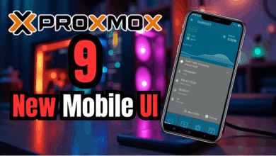 Proxmox mobile management