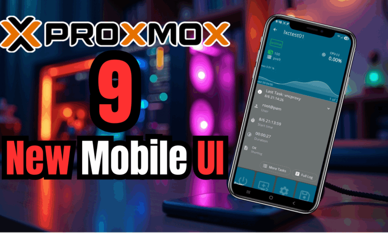 Proxmox mobile management
