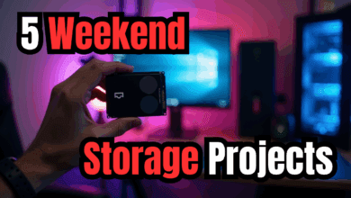 Home lab storage projects for the weekend