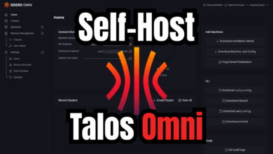 How to install talos omni on prem