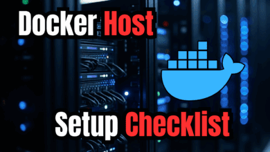 My docker host setup checklist