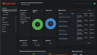 Authentik sso docker compose in the home lab