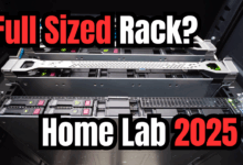 Full sized rack home lab 2025