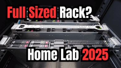 Full sized rack home lab 2025