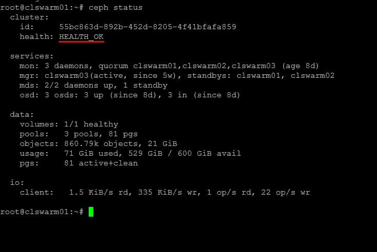 Ceph health automation scripts for home lab