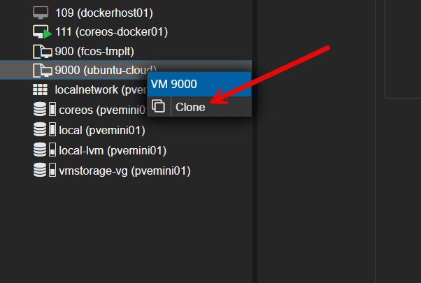 Cloning a proxmox template that has cloud init configured