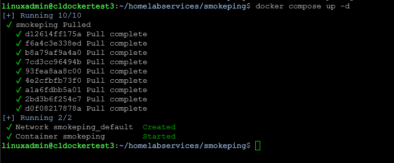 Smokeping latency tester
