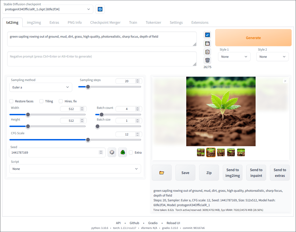 Stable diffusion webui