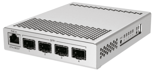 Mikrotik 4 port 10 gig switch for home lab