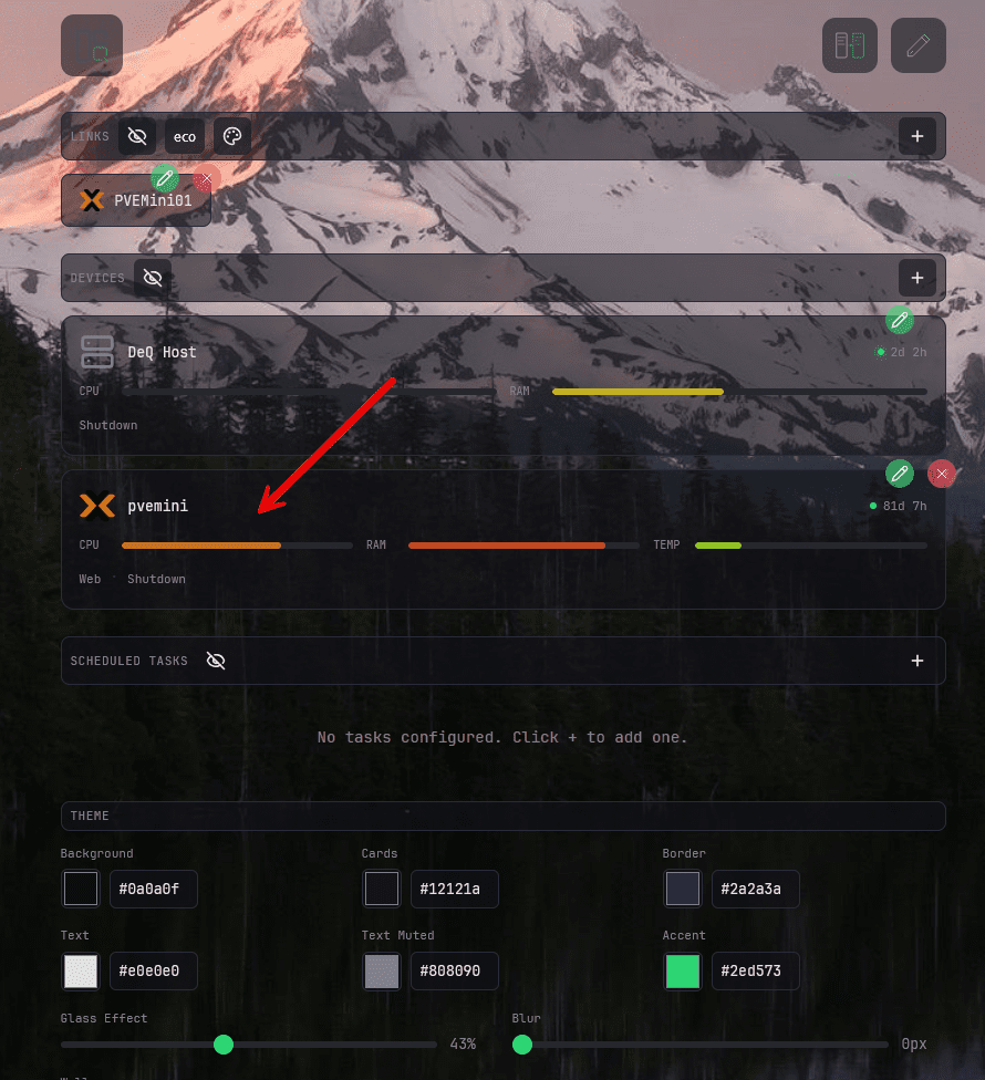 Ssh connectivity established to the device