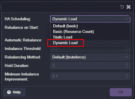 Tùy chọn Dynamic Load mới
