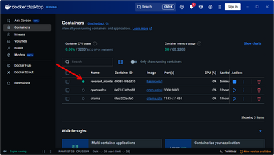 terraform mcp server running in docker desktop