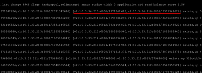 checking the osd network traffic