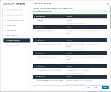 ova deployment configuration ova deployment configuration