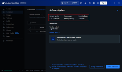 update docker desktop to get the new vmm feature update docker desktop to get the new vmm feature